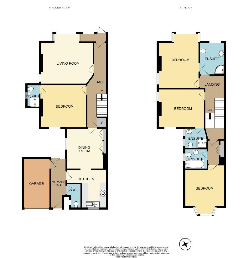 4 bedroom town house for sale - floorplan