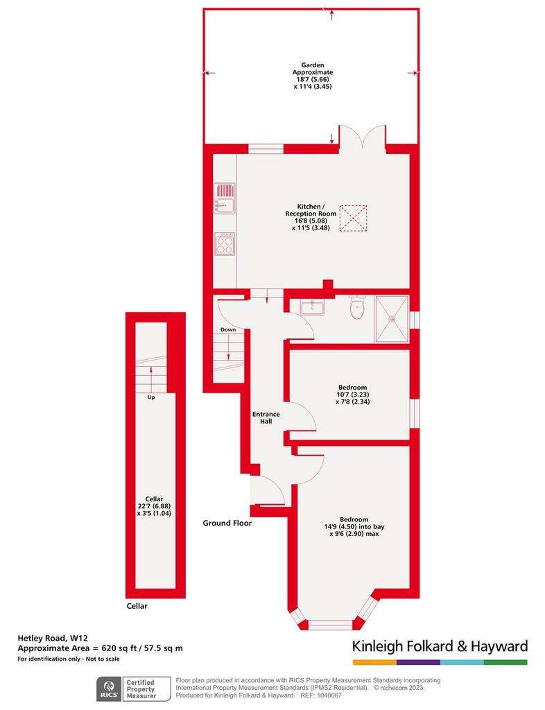 2 bedroom flat for sale - floorplan