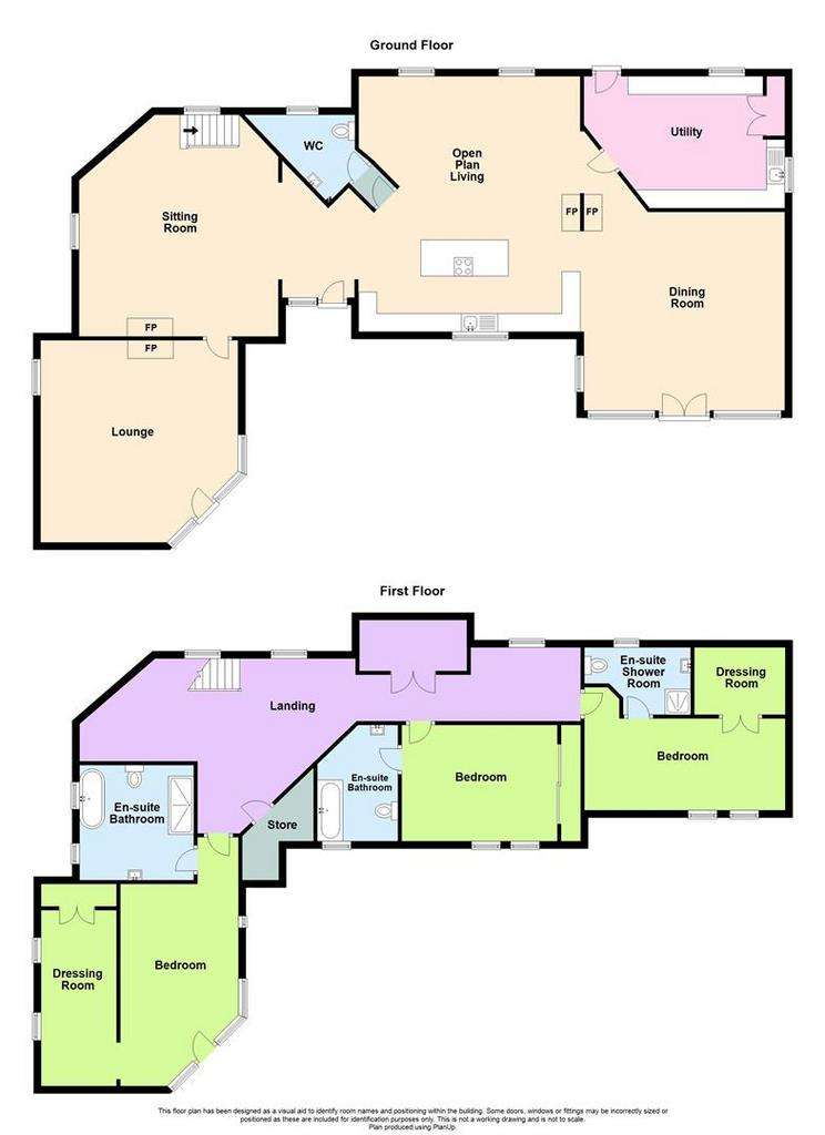 3 bedroom country house for sale - floorplan
