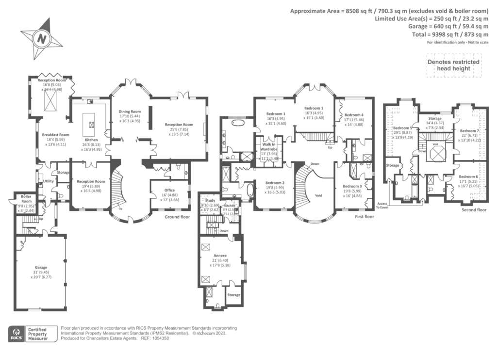 8 bedroom detached house for sale - floorplan