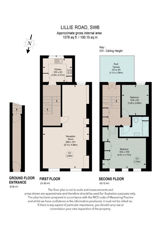 2 bedroom flat for sale - floorplan