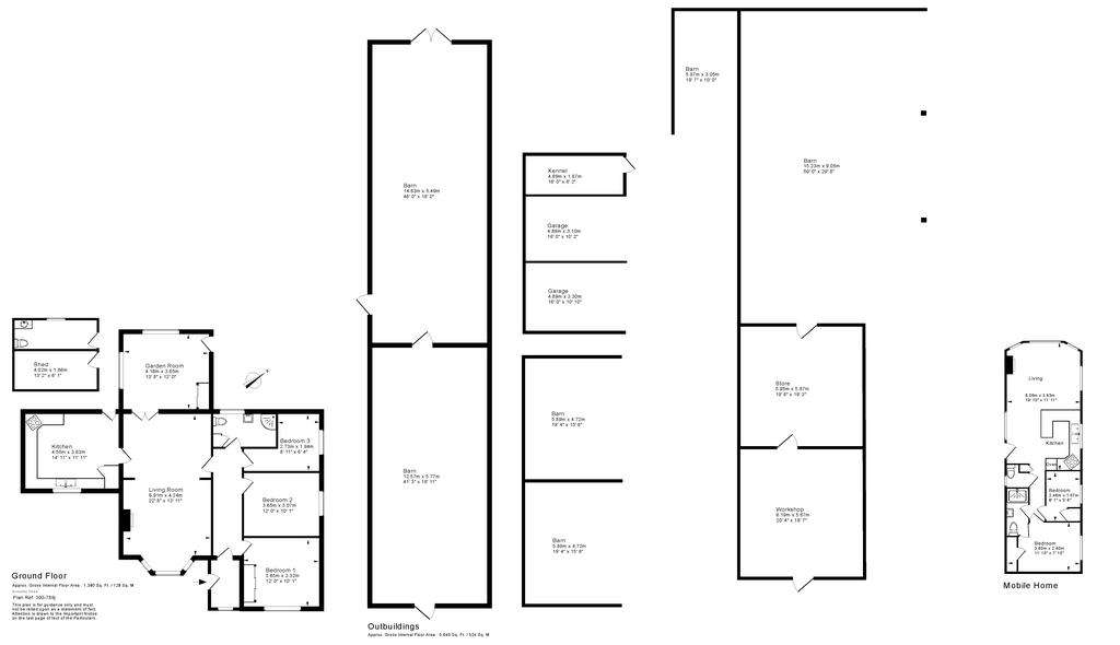 3 bedroom bungalow for sale - floorplan