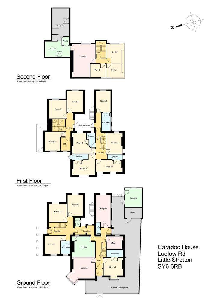 14 bedroom detached house for sale - floorplan