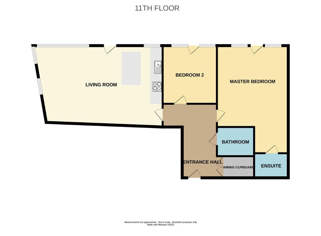 2 bedroom flat for sale - floorplan