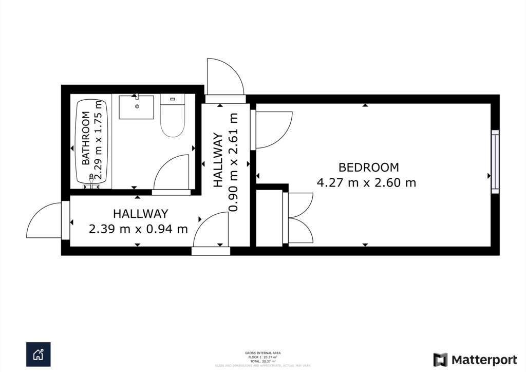 3 bedroom flat to rent - floorplan