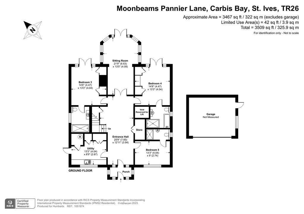 5 bedroom detached house for sale - floorplan