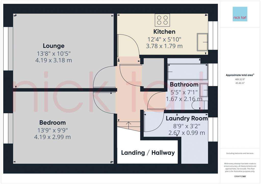 1 bedroom maisonette for sale - floorplan