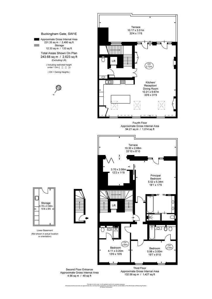 3 bedroom terraced house to rent - floorplan