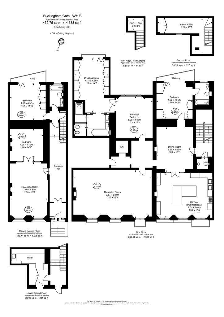 3 bedroom terraced house to rent - floorplan