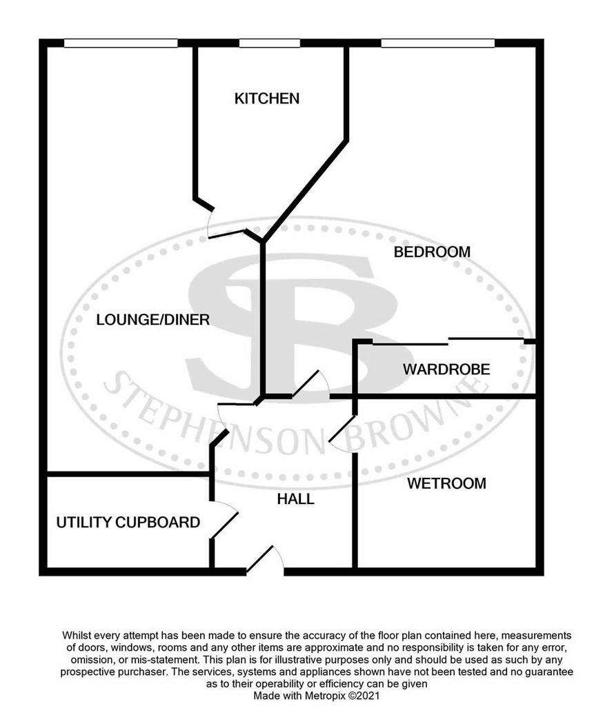 1 bedroom retirement property for sale - floorplan