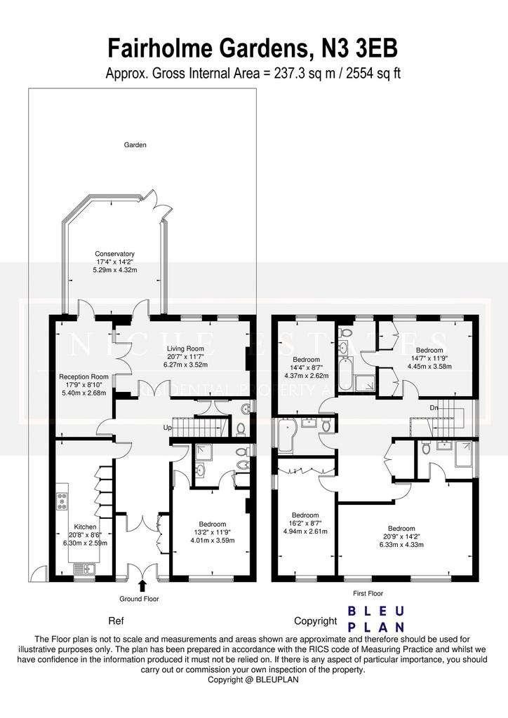 5 bedroom detached house to rent - floorplan