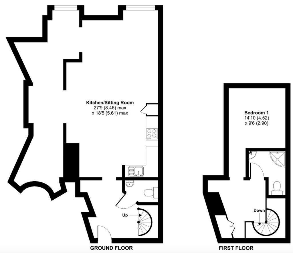 1 bedroom flat for sale - floorplan