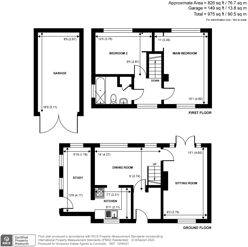 2 bedroom property for sale - floorplan