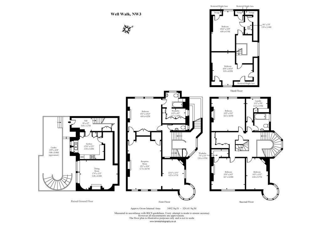 6 bedroom maisonette to rent - floorplan