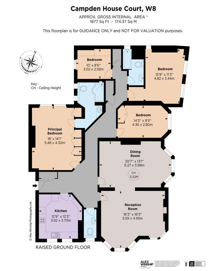 4 bedroom flat for sale - floorplan