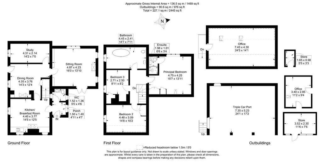 3 bedroom detached house for sale - floorplan