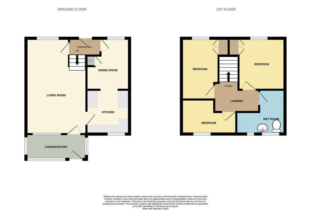 3 bedroom semi-detached house for sale - floorplan