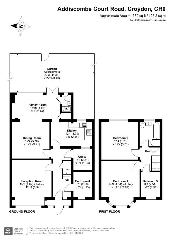 4 bedroom property for sale - floorplan