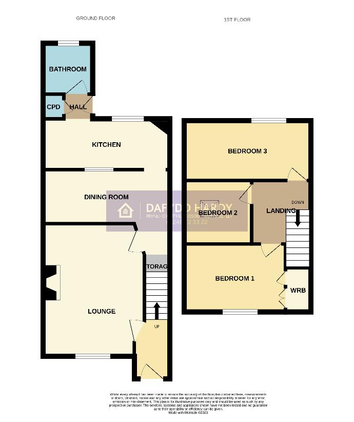 3 bedroom property for sale - floorplan