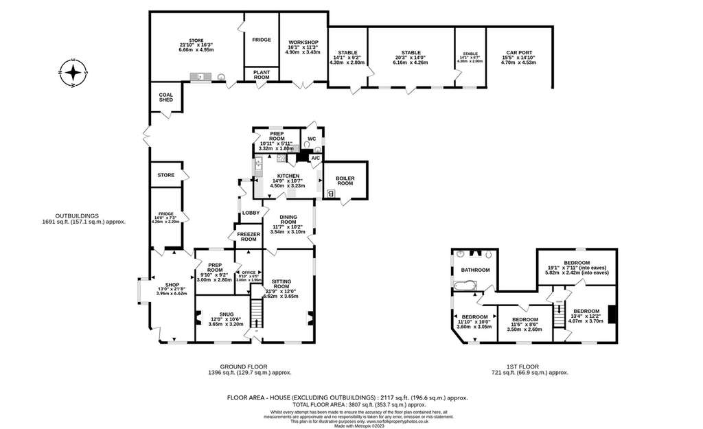 4 bedroom detached house for sale - floorplan