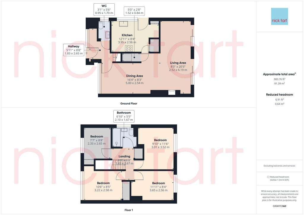 4 bedroom link-detached house for sale - floorplan