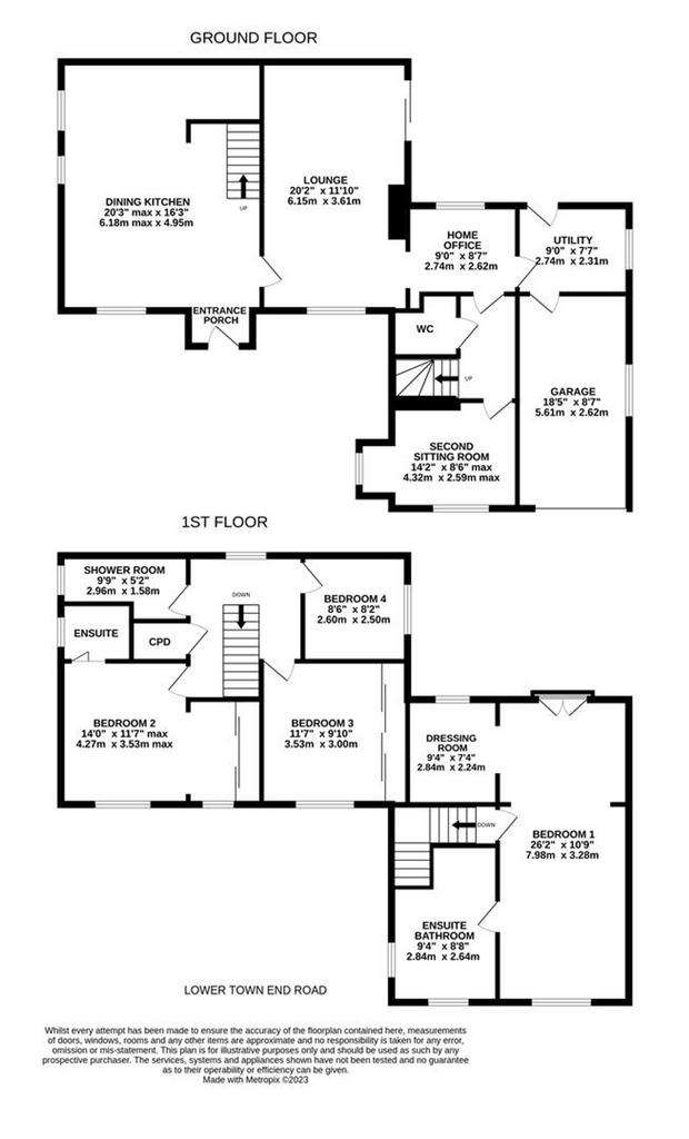 4 bedroom detached house for sale - floorplan