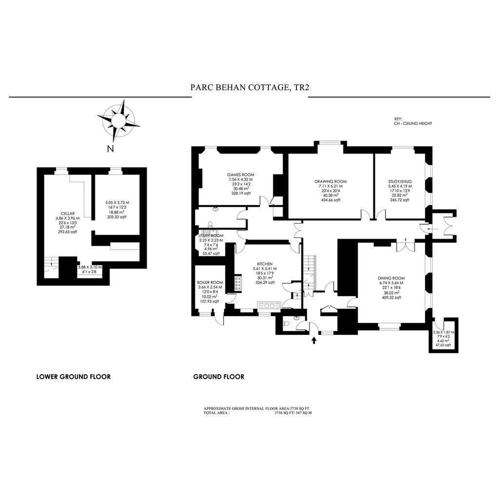 8 bedroom country house for sale - floorplan