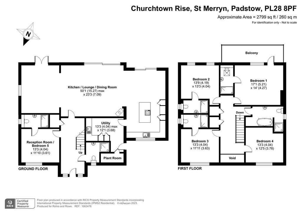 5 bedroom detached house for sale - floorplan