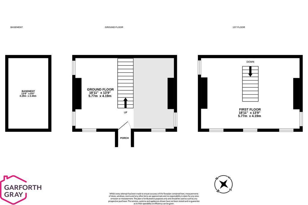 2 bedroom village house for sale - floorplan