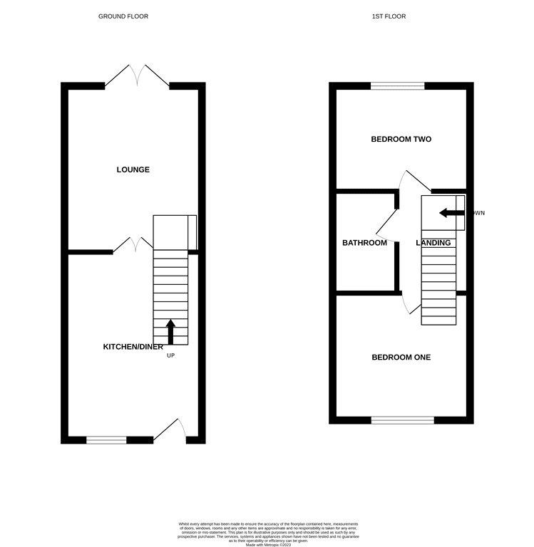 2 bedroom property for sale - floorplan