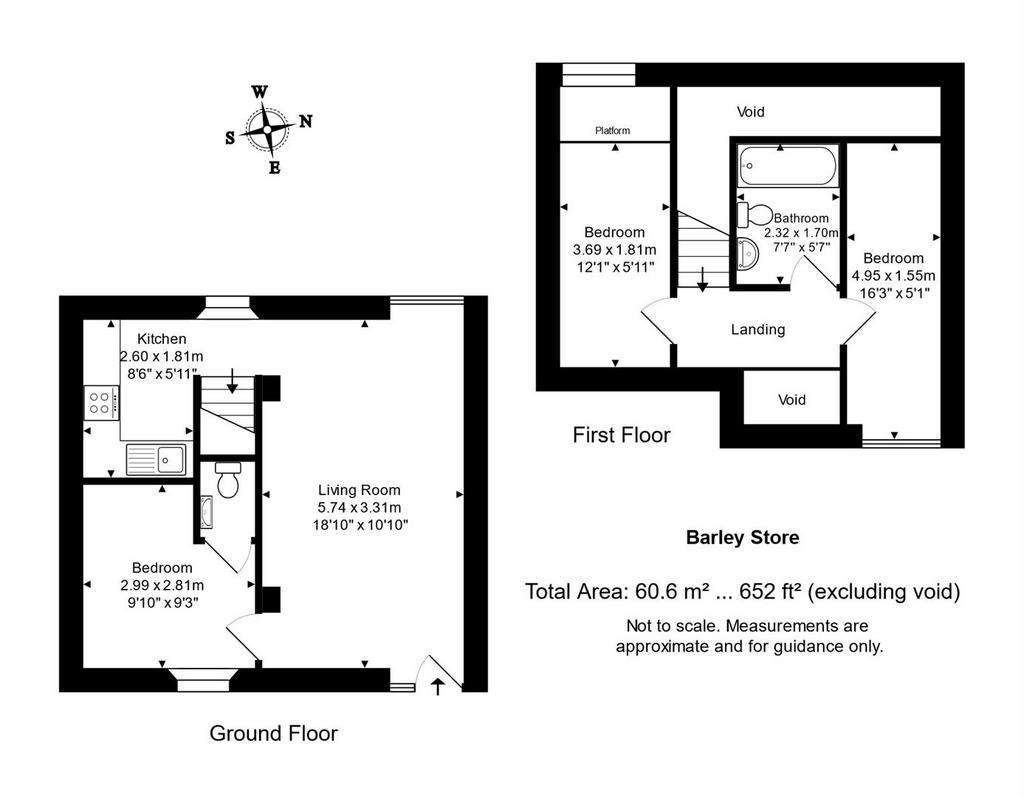 3 bedroom terraced house for sale - floorplan