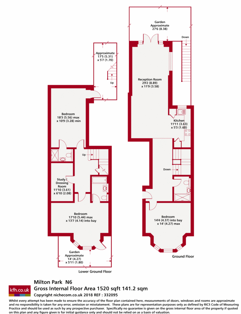 3 bedroom flat for sale - floorplan