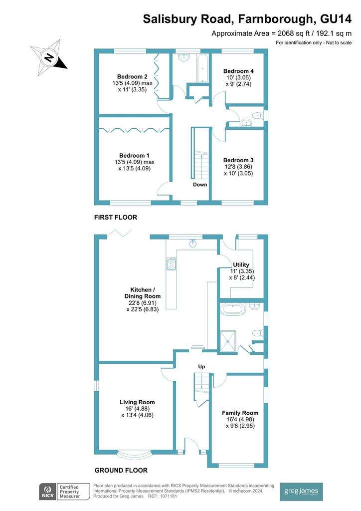 4 bedroom detached house for sale - floorplan