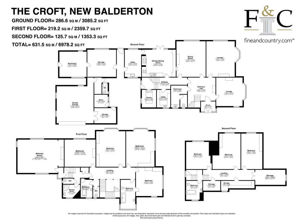 7 bedroom detached house for sale - floorplan