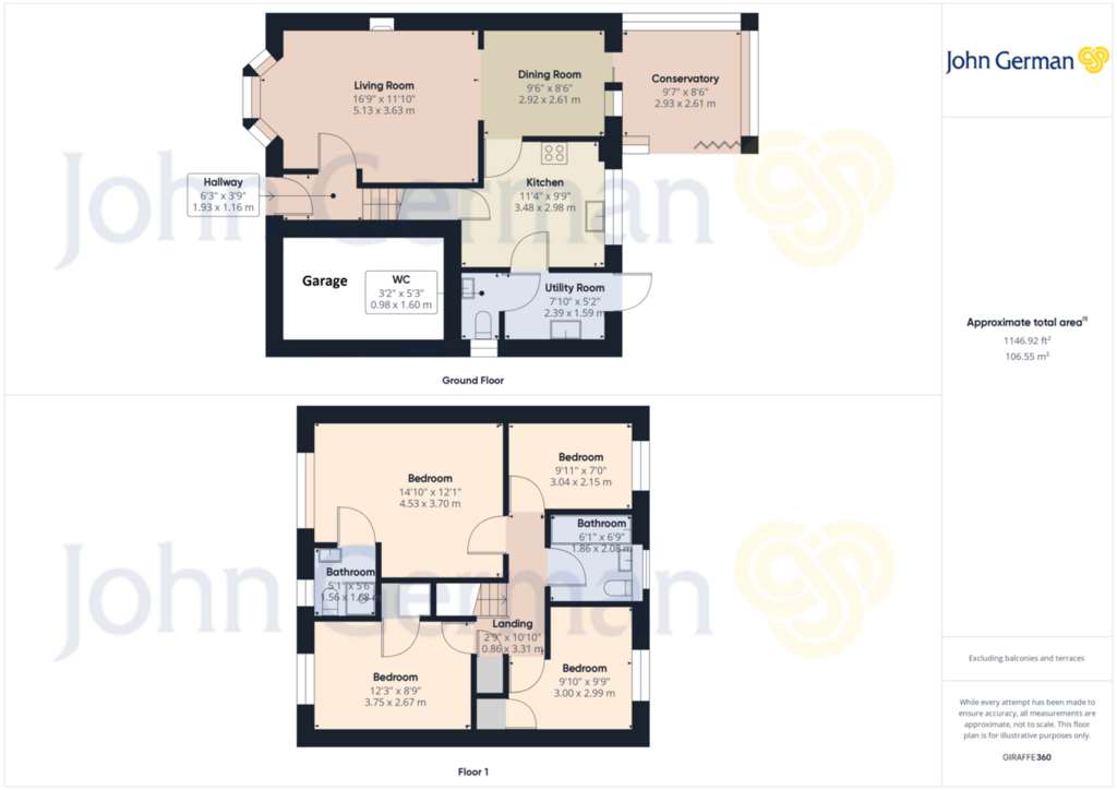 4 bedroom detached house for sale - floorplan