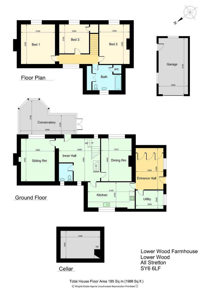 3 bedroom detached house for sale - floorplan