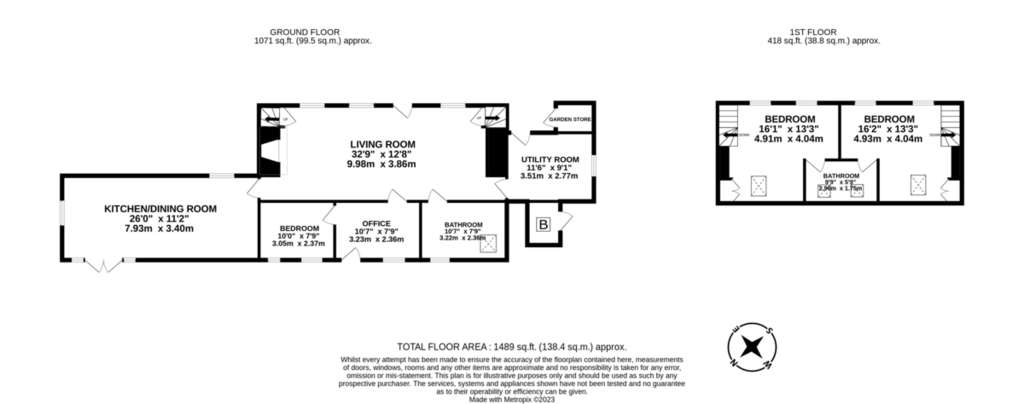 3 bedroom detached house for sale - floorplan