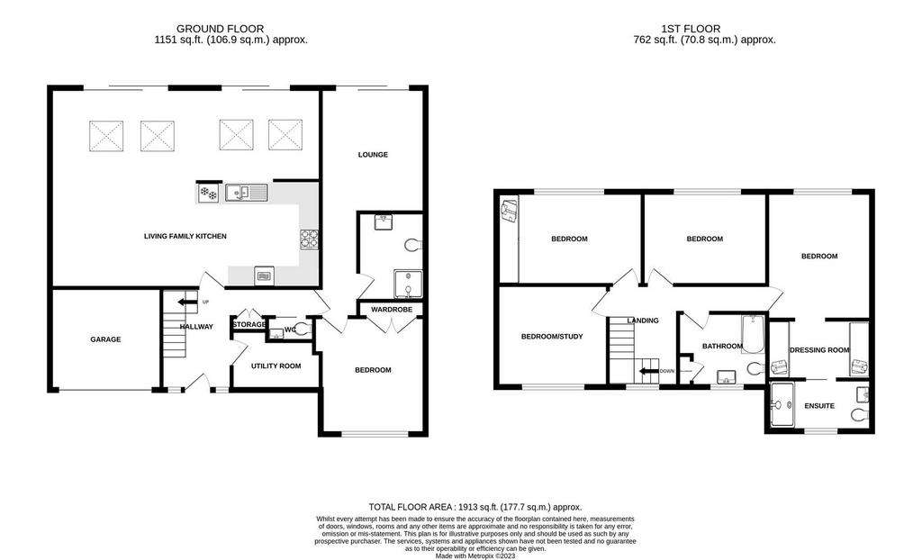 5 bedroom detached house for sale - floorplan