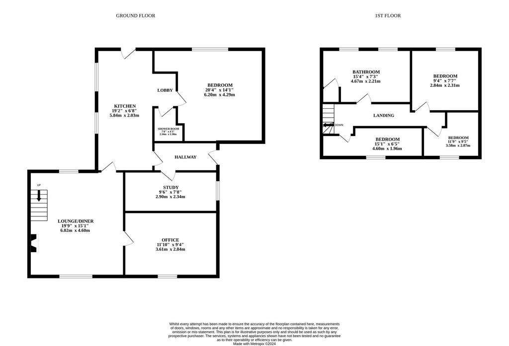 4 bedroom cottage for sale - floorplan