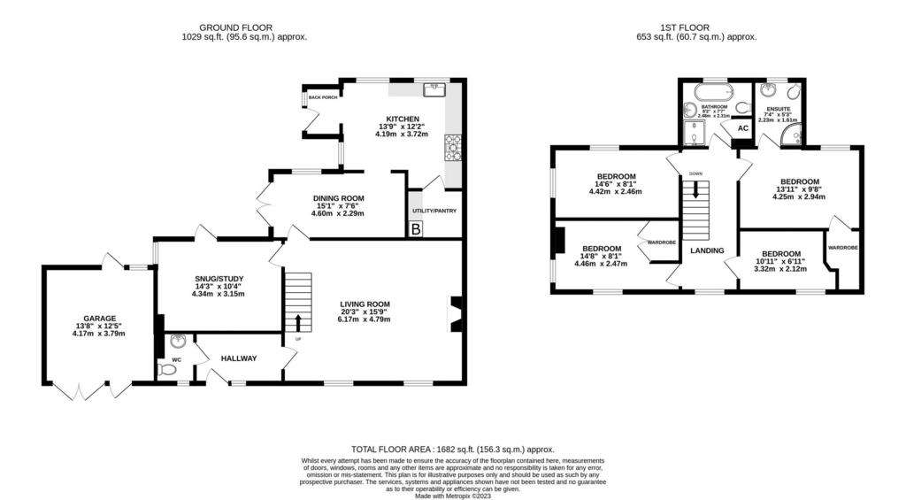 4 bedroom cottage for sale - floorplan