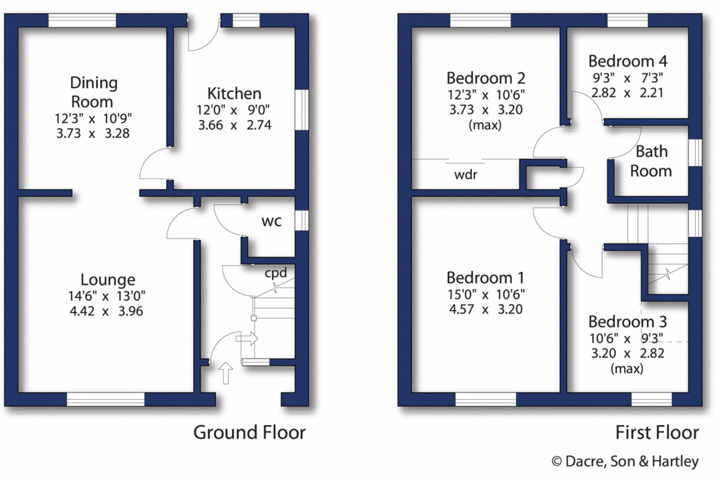 4 bedroom detached house for sale - floorplan