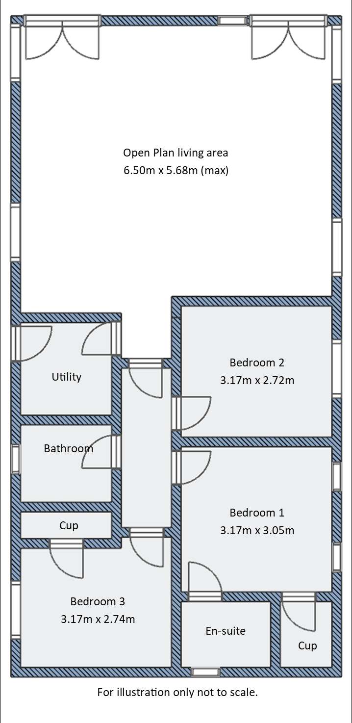 3 bedroom Property for sale - floorplan