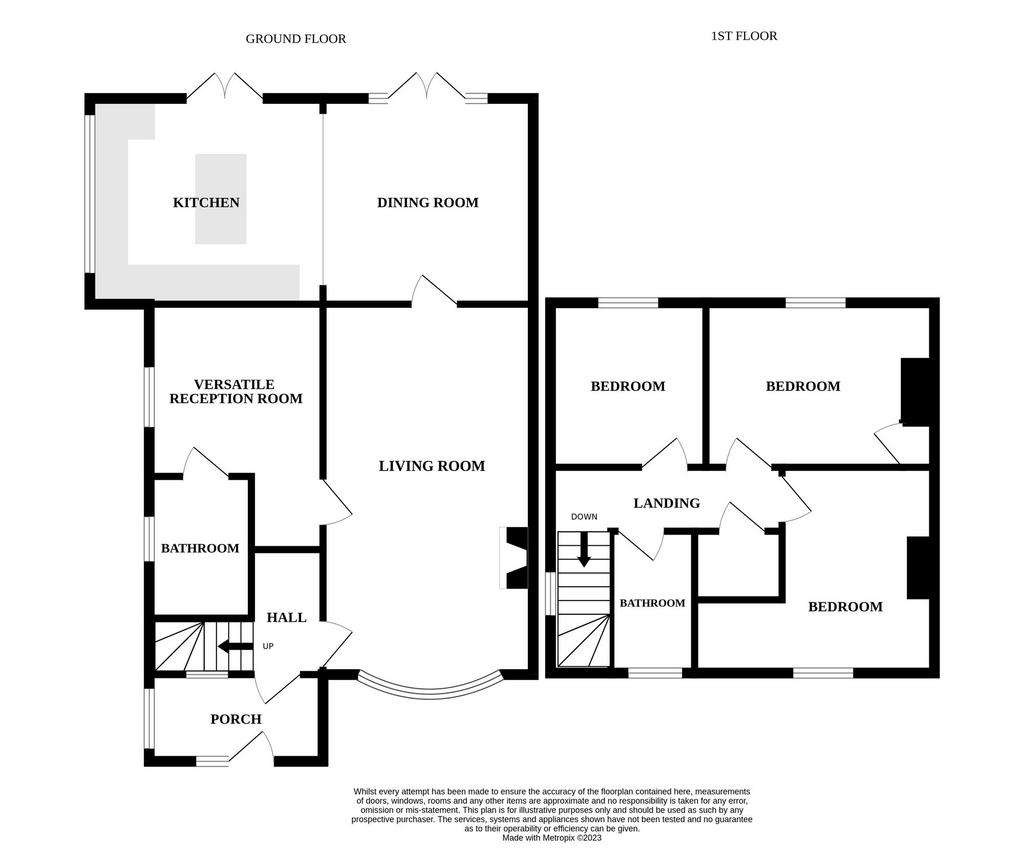 3 bedroom semi-detached house for sale - floorplan