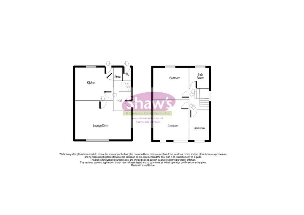 3 bedroom semi-detached house for sale - floorplan