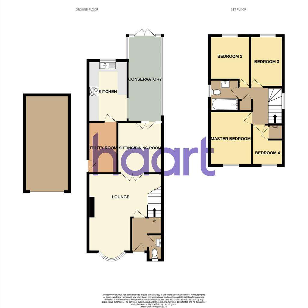 4 bedroom detached house for sale - floorplan