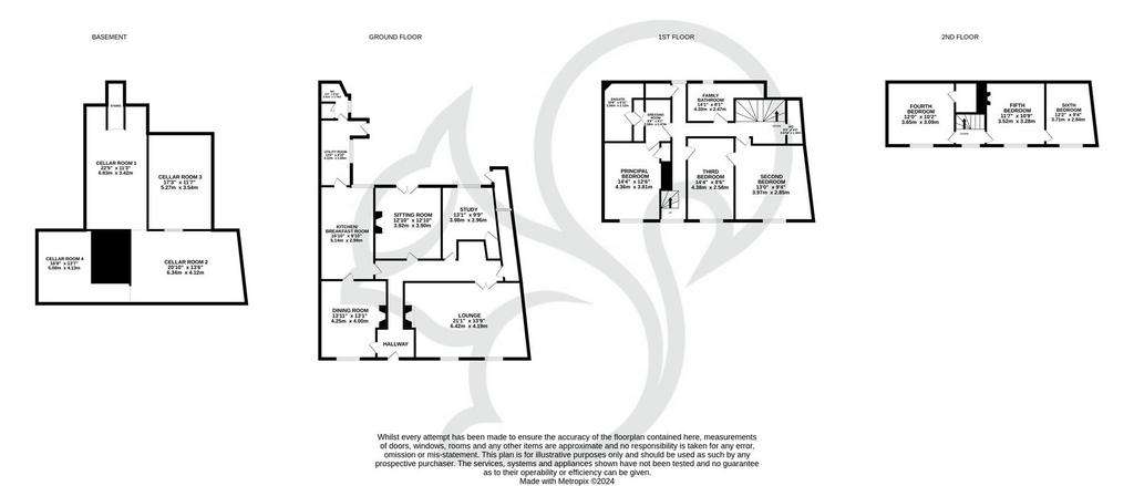 6 bedroom link-detached house for sale - floorplan