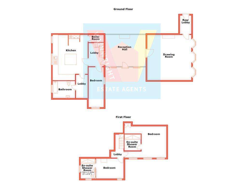 3 bedroom farm house to rent - floorplan