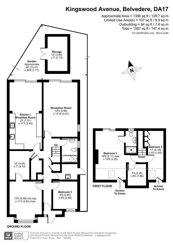 5 bedroom bungalow to rent - floorplan