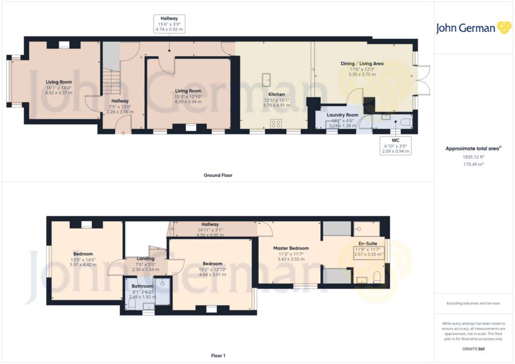 3 bedroom house for sale - floorplan