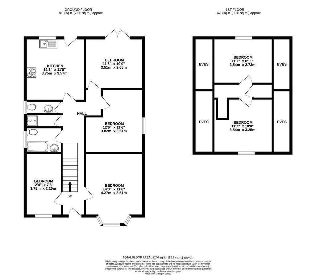 6 bedroom detached bungalow to rent - floorplan